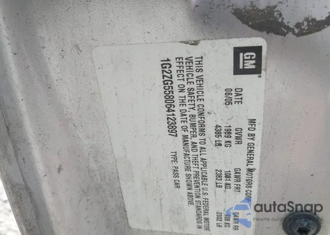 2006 Pontiac G6 from USA, damaged, VIN 1G2ZG558064123897